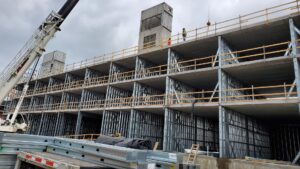 Light Steel Framing on aLoft Hotel