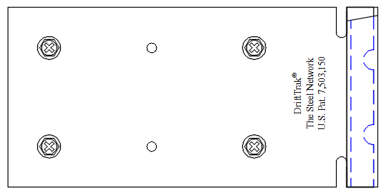 DriftTrak Headed Stud Bypass DTLB - 4 Screw Pattern