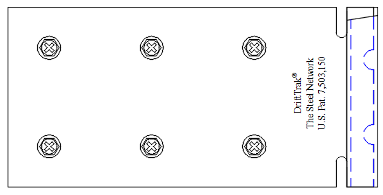 DriftTrak Headed Stud Bypass DTLB - 6 Screw Pattern