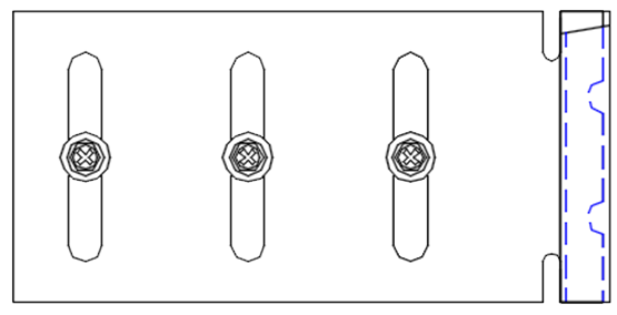 DriftTrak Headed Stud Bypass DTSLB - 3 Screw Pattern