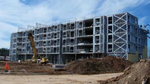 Light Steel Framing on Hilton Garden Inn