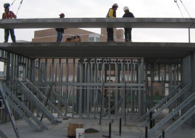 Light Steel Framing on Old Dominion Dormitories