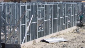 Light Steel Framing on Old Dominion Dormitories