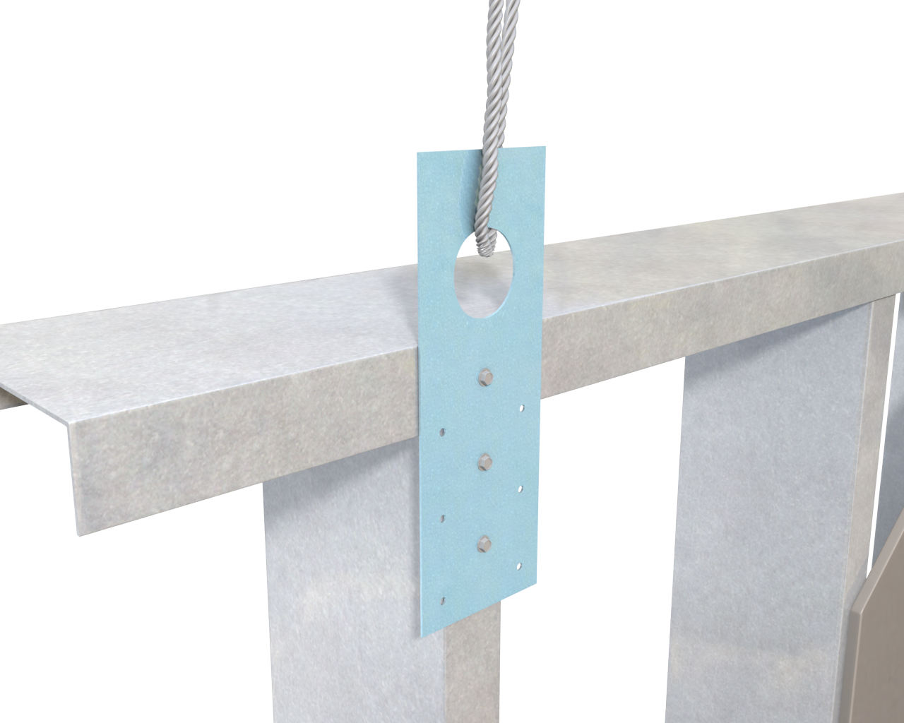 StiffClip PLC- Attachment to Wall at Intermediate Stud