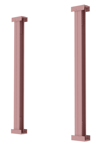 StiffWall X-Braced Shear Wall - Column / Boot Assembly