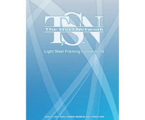 TSN Cold-Formed Steel Framing Connections Technical Catalog