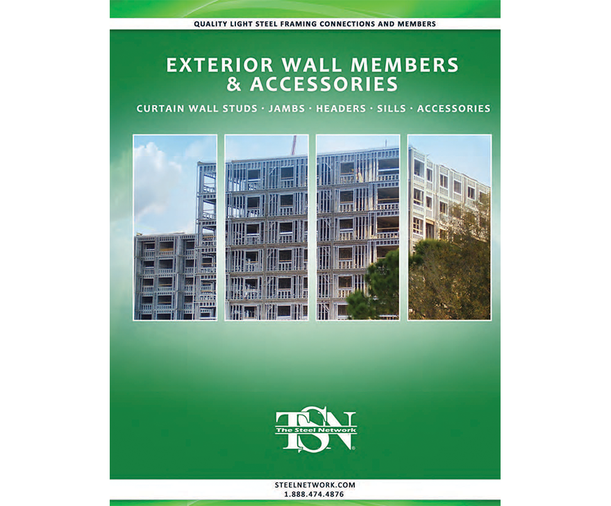 TSN Cold-Formed Steel Framing Curtain Wall Order Catalog