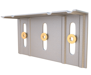 VertiClip SL - Slide Angle - Exterior Head of Wall