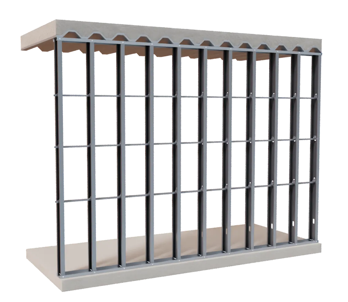 Bearing Walls With Metal Deck and Concrete