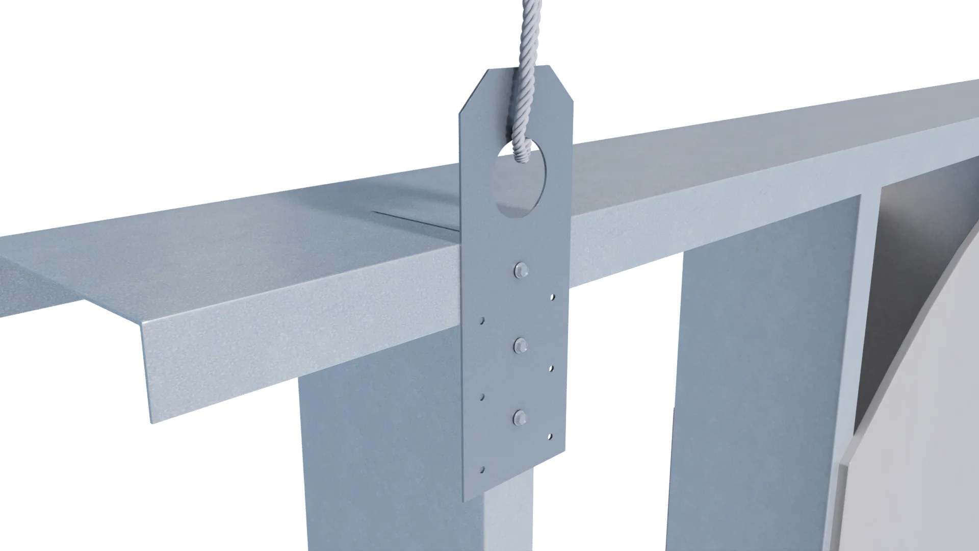 StiffClip PLC Application 17 Corner Connector blue